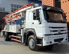 Camion de boom de camion/ciment de pompe concrète de 6 roues avec 125M3/H à haute production