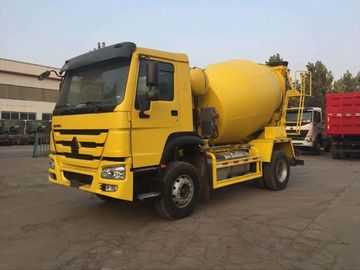 Le ccc a passé l'individu de Sinotruk Jowo 4x2 d'économie de combustible chargeant 6 CBM Mini Concrete Mixer Truck