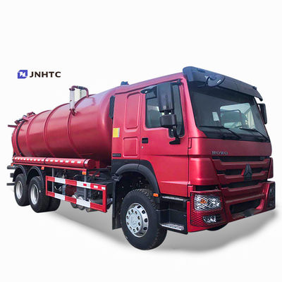 Roues Euro2 10 6x4 diesel de camion d'aspiration d'eaux d'égout de HOWO 336ps 16cbm