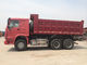 camion- résistant de Howo de camion à benne basculante de 336HP 18M3 avec le type cylindre de levage de T