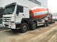 mélangeur concret de camion de 266-371hp Euro2 Euro3 HOWO A7 8x4 10cbm dans la couleur blanche rouge