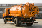 266 puissances en chevaux d'aspiration d'eaux d'égout troquent 6 le ³ orange du corps 3-30m de réservoir de camion d'élimination des déchets de roues