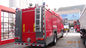 camion de pompiers de délivrance d'empattement de 4600mm, camion modèle de pompe à incendie avec 4 portes