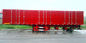 Remorques résistantes Steel Box Van Trailer d'axes du rouge 3 semi remorques résistantes de charge utile maximum de 40 tonnes semi