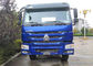 De la couleur 371 de HP HOWO de tracteur de tête de camion moteur bleu de camion semi pour Tansport