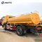 Litre 8cbm 12cbm du camion de réservoir des eaux usées de roues de HOWO 4X2 6 Euro2 Euro4 12000