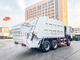 6x4 10 roule le seau accrochant de camion de compacteur des déchets 16CBM
