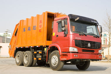 camion en acier de compacteur de déchets de la sécurité 6X4 avec 16m3 grande capacité de chargement