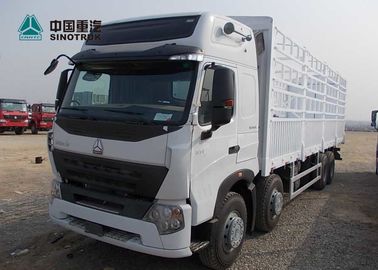 Camion lourd de cargaison d'A7 Howo Sinotruk 8x4 50T avec le conteneur de cargaison de longueur de 7M