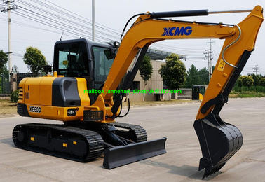 XCMG XE60D 6 tonnes de mini de chenille machine d'excavatrice avec le circuit hydraulique