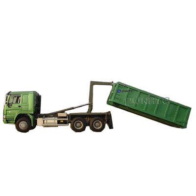 Camion à ordures de petit pain de bras de crochet de SINOTRUK HOWO 6x4 pour les déchets de rebut de déchets