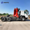 Prix d'usine Sinotruk HOWO 6x4 camion tracteur avec grue pliante de 10 tonnes