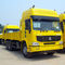 Camion jaune de cargaison de rouleur de la couleur 6x4 10 de modèle de Sinotruk Howo7 pour 40-50T