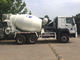 cabine blanche concrète de la couleur Hw76 de Sinotruk Howo7 de camion de réservoir de mélangeur de 6x4 8M3