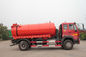 Camion rouge de retrait de l'égout 4×2/camions septiques de vide avec le réservoir M3 du volume 10 \