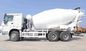Le camion à benne basculante résistant de HOWO, le camion 10 de mélangeur de ciment roule le réservoir de carburant 400L de l'euro 2