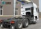 Camion de tête de tracteur de camion de moteur de SINOTRUK HOWO 6X4 371HP avec 2 soutes