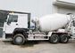 Le camion blanc du mélangeur 10CBM concret, RHD 10 roule le camion de pompe de mélangeur concret
