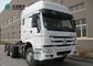 Camion blanc de tête de tracteur de Howo de pneu du camion 10 de moteur de SINOTRUK 371HP