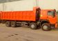 Quatre - camion à benne basculante lourd de l'axe SINOTRUK 371 HP 8×4 50 tonnes chargeant 28CBM