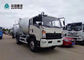 Howo 4x2 4CBM Mini Concrete Mixer Truck avec la couleur blanche est prêt dans l'usine