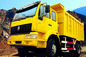 Capacité de chargement de la couleur SINOTRUK SWZ à benne basculante de volume jaune du camion 6x4 7-15m3 et de 20 tonnes