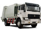 Volume blanc du camion SINOTRUK HOWO 4x2 6000L de compacteur de déchets de la couleur 12m3