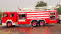 Véhicules de sauvetage rouges et blancs du feu du camion de pompiers SINOTRUK HOWO 6x4 12m3 de délivrance de sapeur-pompier