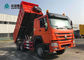 camion à benne basculante sans chambre de Sinotruk Howo 6x4 de pneu de 20CBM 13R22.5 pour le Ghana dans l'orange