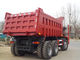 Verseur résistant rouge de camion à benne basculante de Sinotruk 6x4 Rc exploitation de 60 tonnes avec le châssis de Hova
