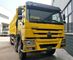 Camion à benne basculante résistant de HOWO 8x4, couleur de jaune de camion- de LHD Sinotruk