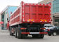 Camion à benne basculante résistant courant de Howo 371hp 8x4 pour la promotion dans la couleur rouge