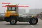 Cabine simple de camion de tracteur de port de Sinotruk avec 4 pneus et 1 pièce de rechange