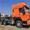 Camion principal ZZ4257V3241V de remorque orange de Howo Sinotruk 371