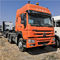 Camion principal ZZ4257V3241V de remorque orange de Howo Sinotruk 371