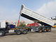 Trois transport de sable d'Axle Front 50 Ton Sinotruk Dump Truck For