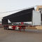 Conteneur de 3 weheels des axes 12 50 tonnes de Van Semi Trailer résistant
