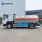 Camion-citerne aspirateur de Sinotruk Howo d'alliage d'aluminium de 6 roues 10000 litres avec le distributeur